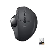 Logitech MX Ergo Wireless Trackball Mouse,...