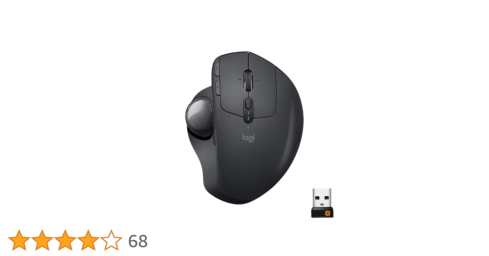 Amazon | Logitech MX ERGO Advanced Wireless Trackball for