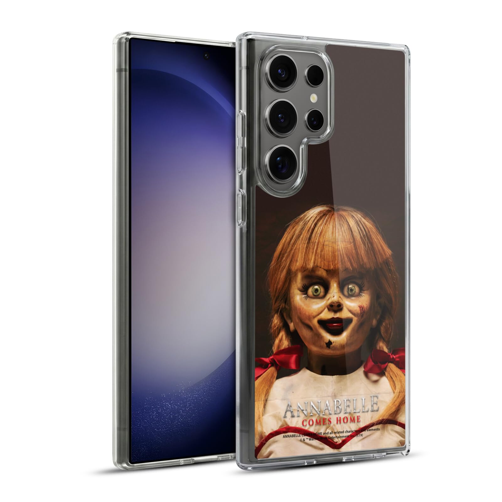 Funda de gel suave para Samsung Galaxy S23 Ultra con Annabelle 8