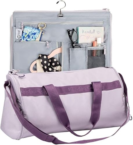 Miniatura 2 de Bolsa de mano para niñas bolsa de lona convertible para viajes, ideal como bolsa de ropa para disfraces de baile, uniformes de animación y deportes,