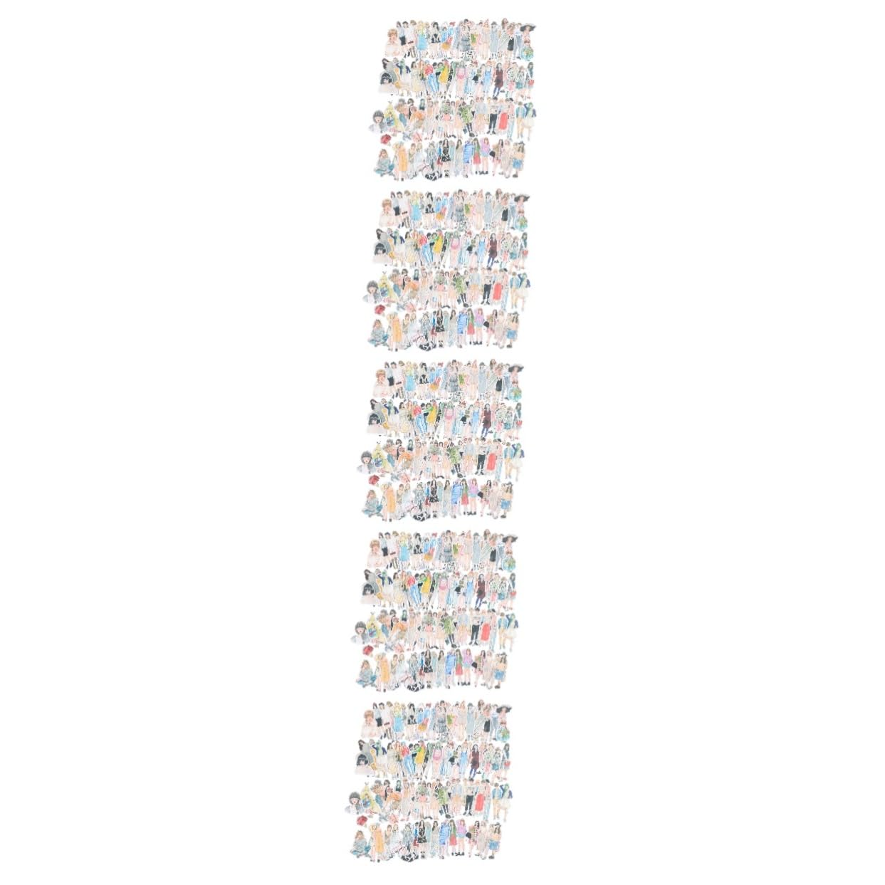NUOBESTY 1080 Pegatinas De Niña Tarjetas De Notas Papelería Impresora De Pegatina Decoración Pegatina De Botella De Agua Libro Para Niños Pegatinas Para Niños Decoración De