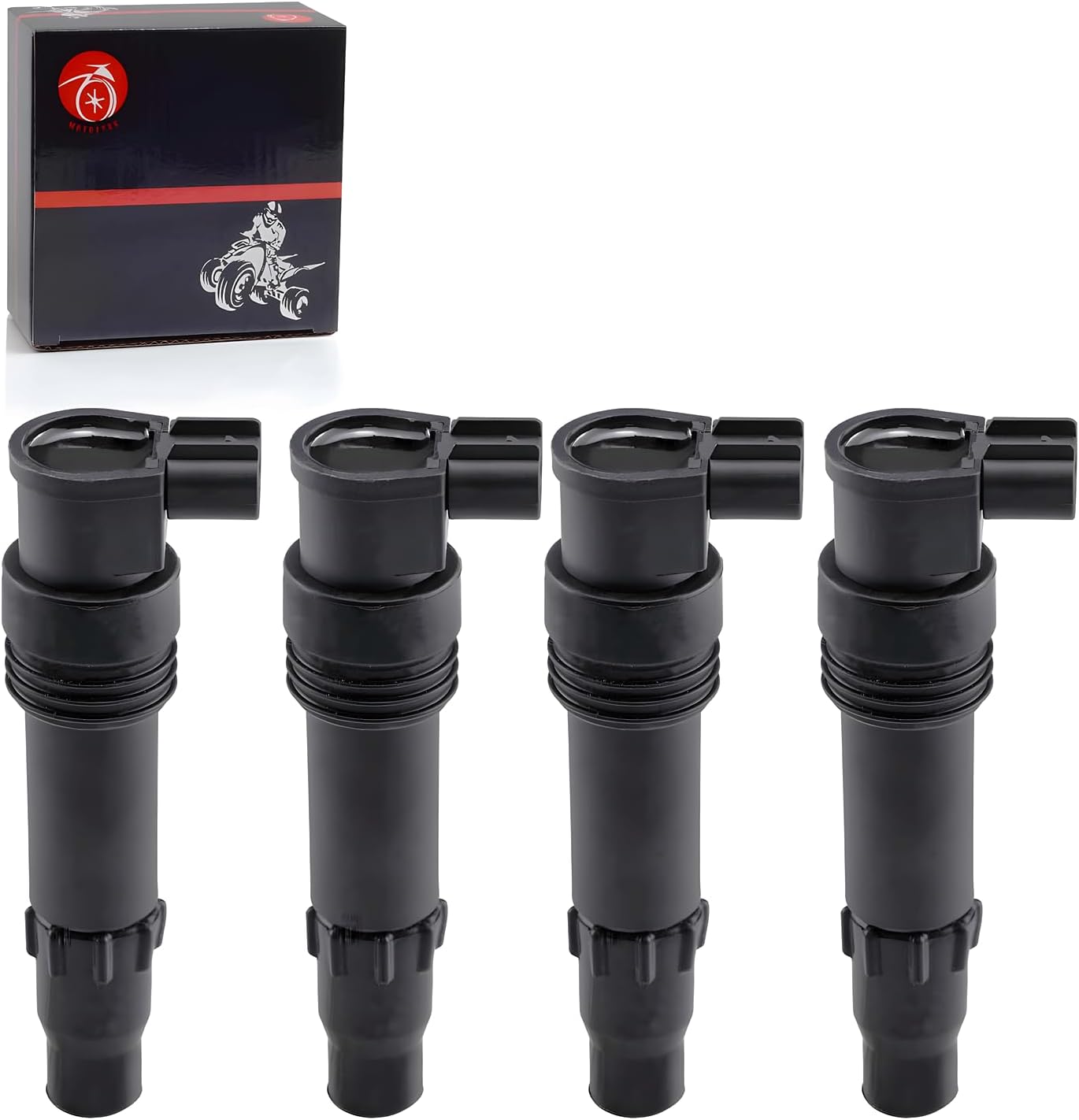 4Pcs Ignition Coil Compatible with Suzuki GSX1300R Hayabusa 1300R 1999-2019 33410-24F10