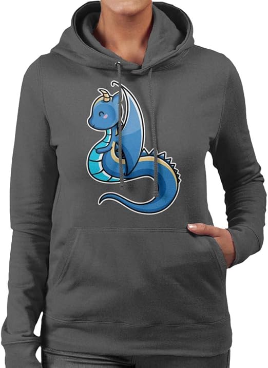 Cute Dragon Women's Hooded Sweatshirt Amazon.de Bekleidung