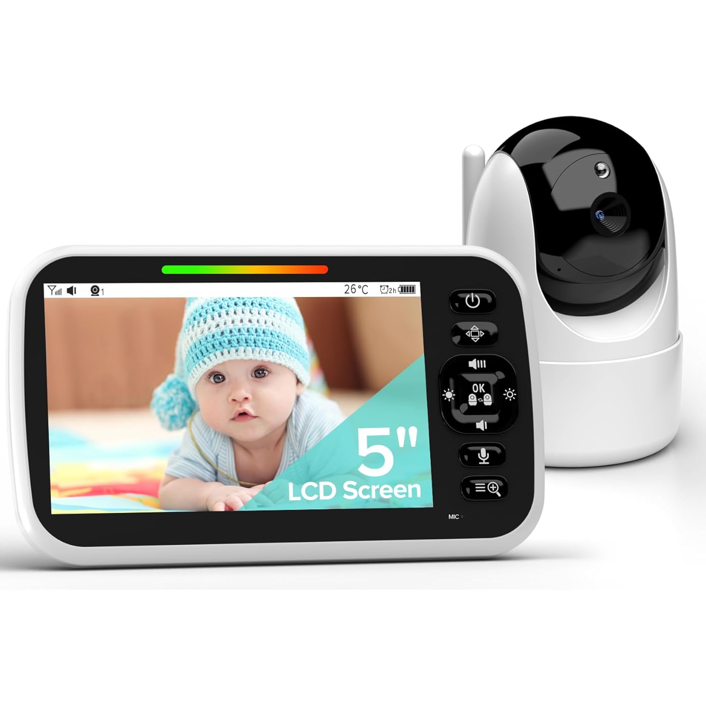 $12/mo - Finance BUASLK Baby Monitor with Camera and Audio