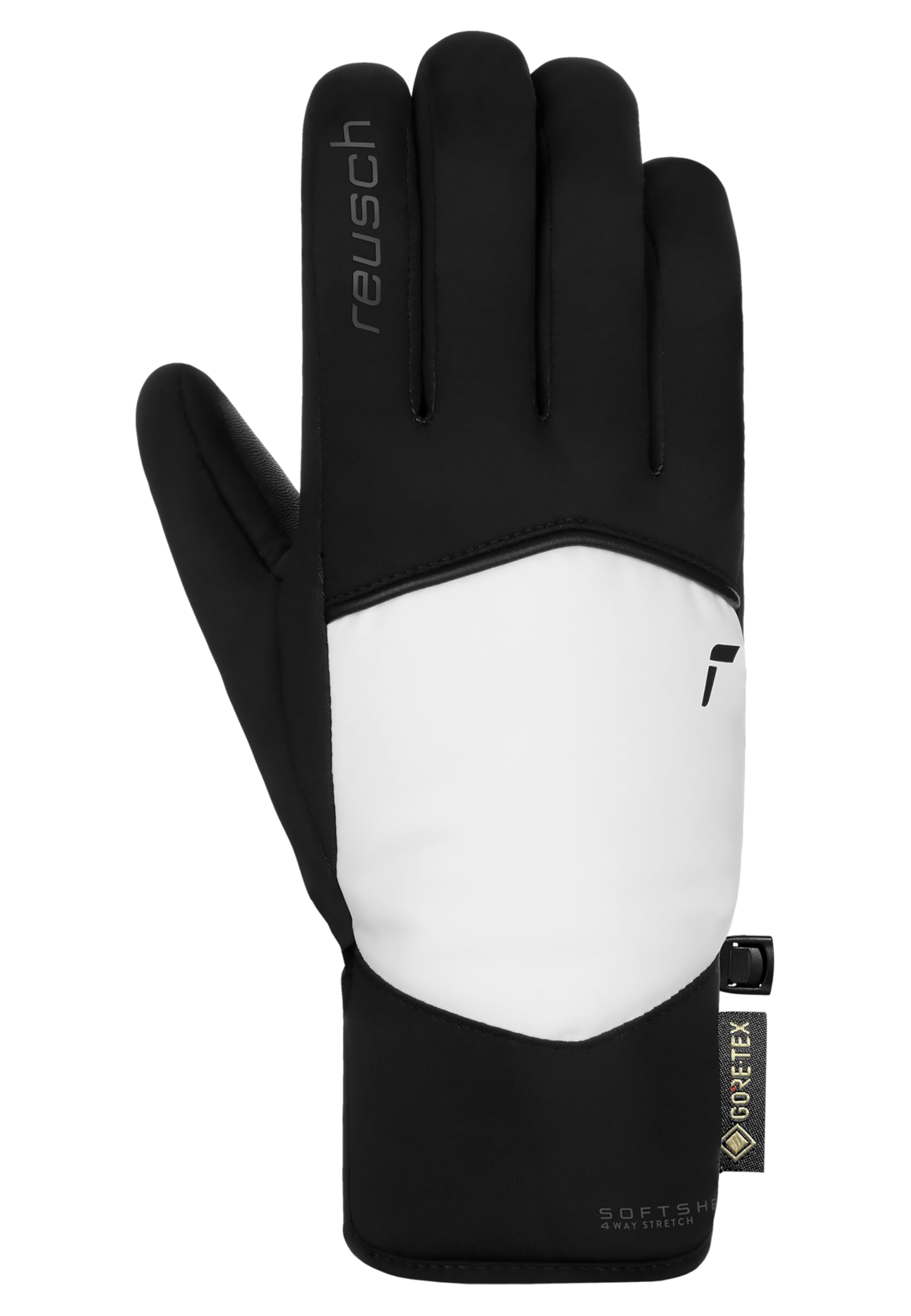 Reusch Amira Gore-TEX ciepłe, wodoodporne, wiatroszczelne i oddychające rękawiczki zimowe, rękawiczki na palec, rękawice narciarskie z kozą skórą dla kobiet