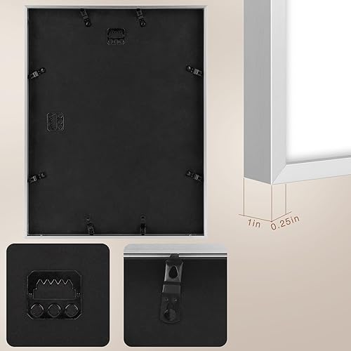 Miniatura 5 de Space Art Deco, Portarretratos de 11 x 14 pulgadas, para galería de fotos para galería de fotos de 8 x 10 pulgadas con paspartú o de 11 x 14