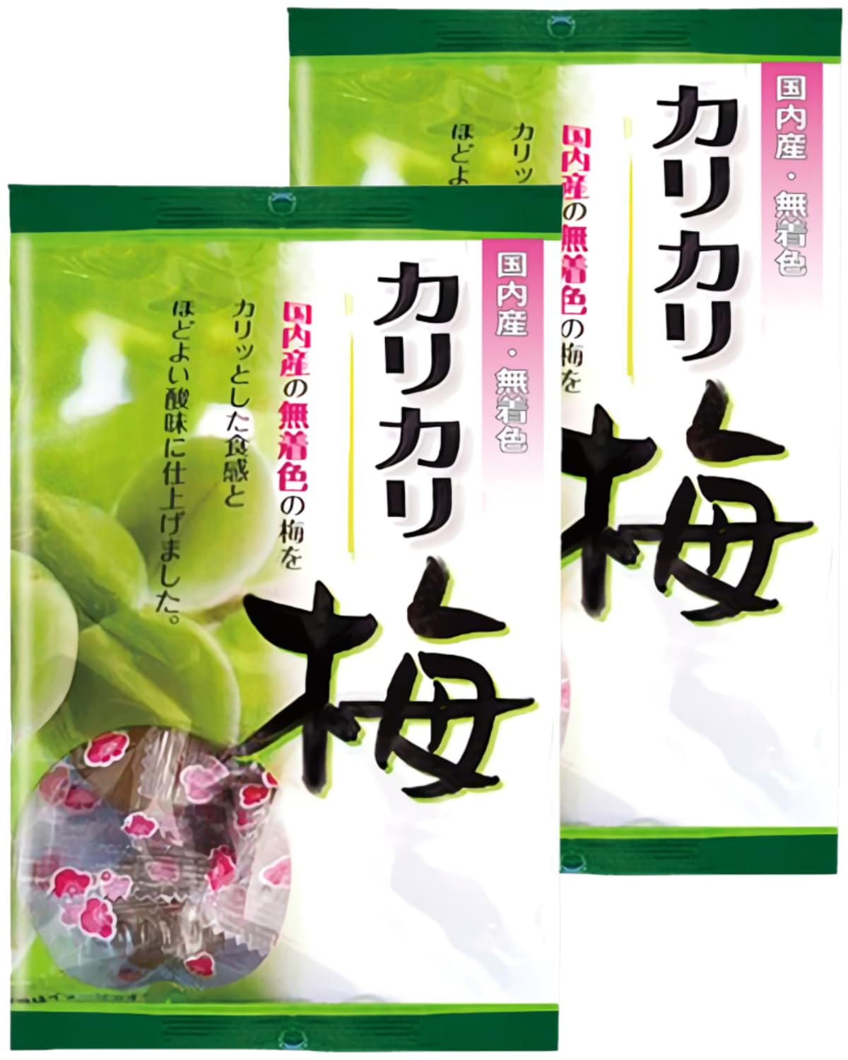 Amazon | ASフーズ 国産 無着色カリカリ梅 120g x 2 | KJライフ
