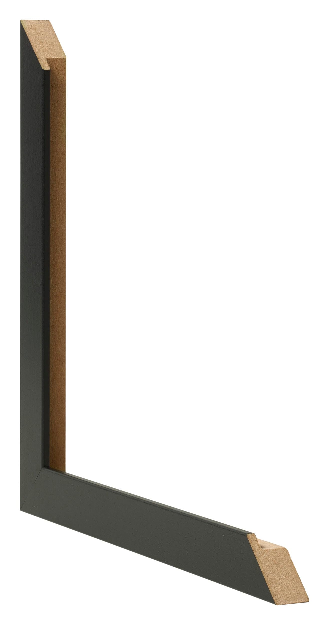 yd. Your Decoration - Bilderrahmen 60x60 cm - Schwarz Matt - Bilderrahmen aus MDF mit Acrylglas - Antireflex - 60x60 Rahmen - Bologna