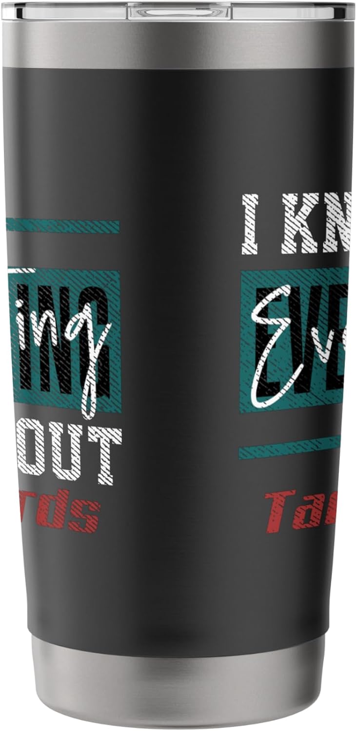 I Know Everything About Tarot Cards Mysticism Humorous Stainless Steel Insulated Tumbler