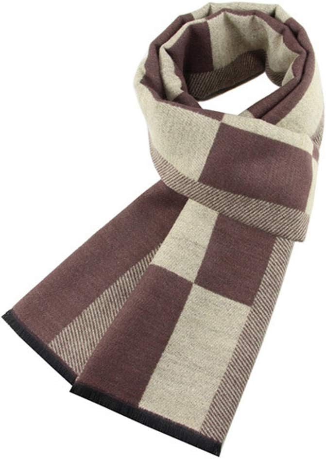 Echarpe Homme Confortable Chaude Écharpe D'Hiver Foulards