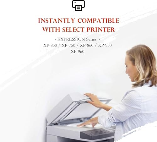 Miniatura 2 de Cartucho de tinta remanufacturado de repuesto para cartuchos de tinta Epson 277XL T277XL para usar con impresora XP-960 XP-970 XP-850 XP-860 XP-950