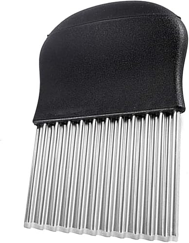 Miniatura 1 de Cortador De Acero Inoxidable Patata Zanahoria Chip Vegetal Crinkle Ondulado Chopper Cortador De Patatas Fritas