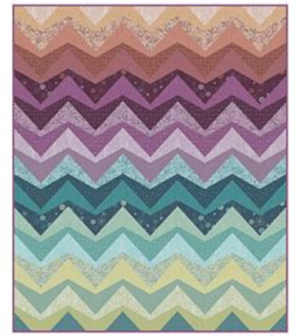 Christina Cameli Painted Desert Quilt Pattern, Green
