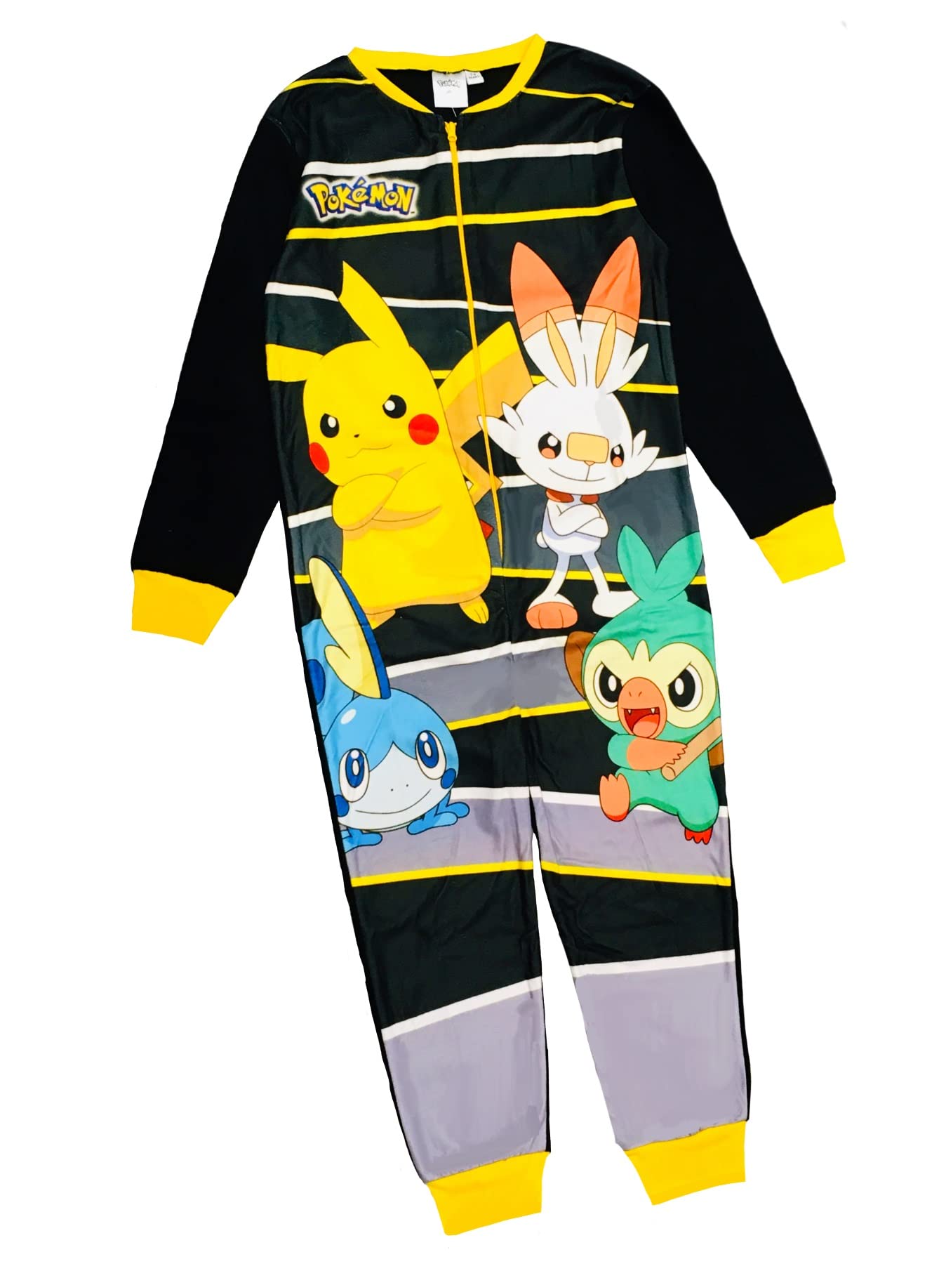 Pokemon Boys Onesie, Black, Age 9-10 Years