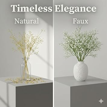 Sukh 10PCS Baby Breath Artificial Flowers Fake Babys Breath Gypsophila Flowers Bulk Realistic Artificial Flowers Bouquet Flores Artificiales para Decoracion for Wedding Party Home Decoration | Realistic Faux Flores Artificiales Bouquet for Vase, Wedding Centerpieces, Baby Shower, Home Indoor Decor, Floral Arrangement