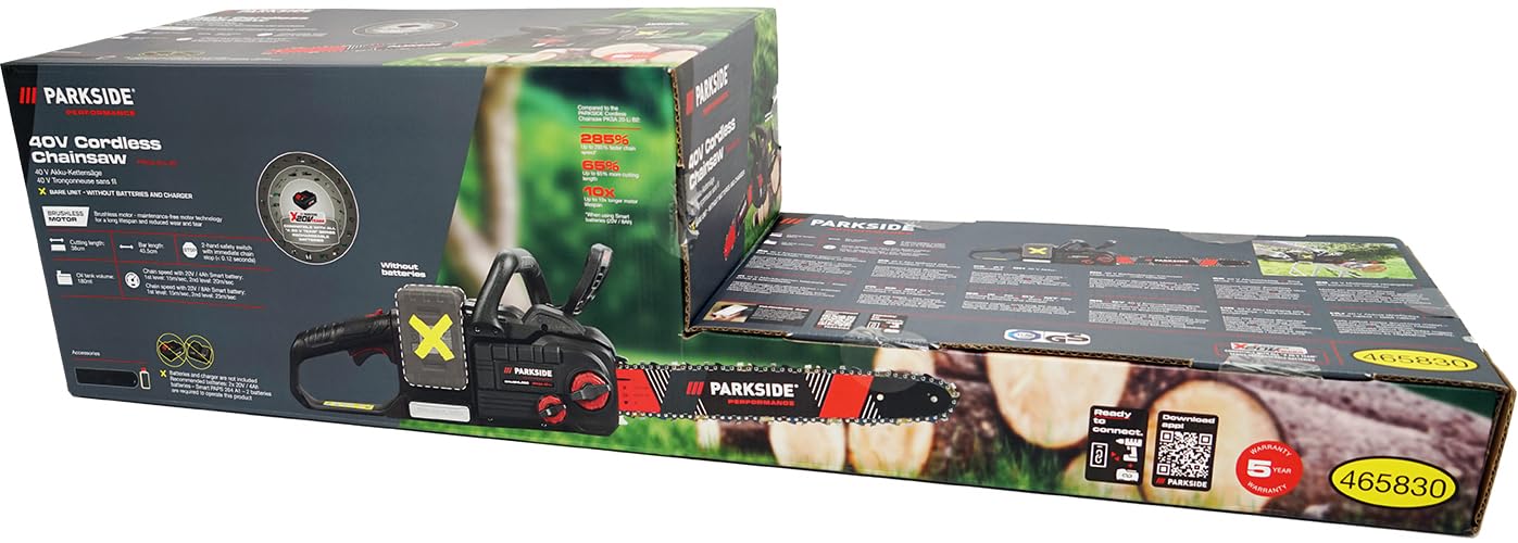 Parkside Performance PPTLBA 40-Li - Soplador De Hojas Con Batería (40 V