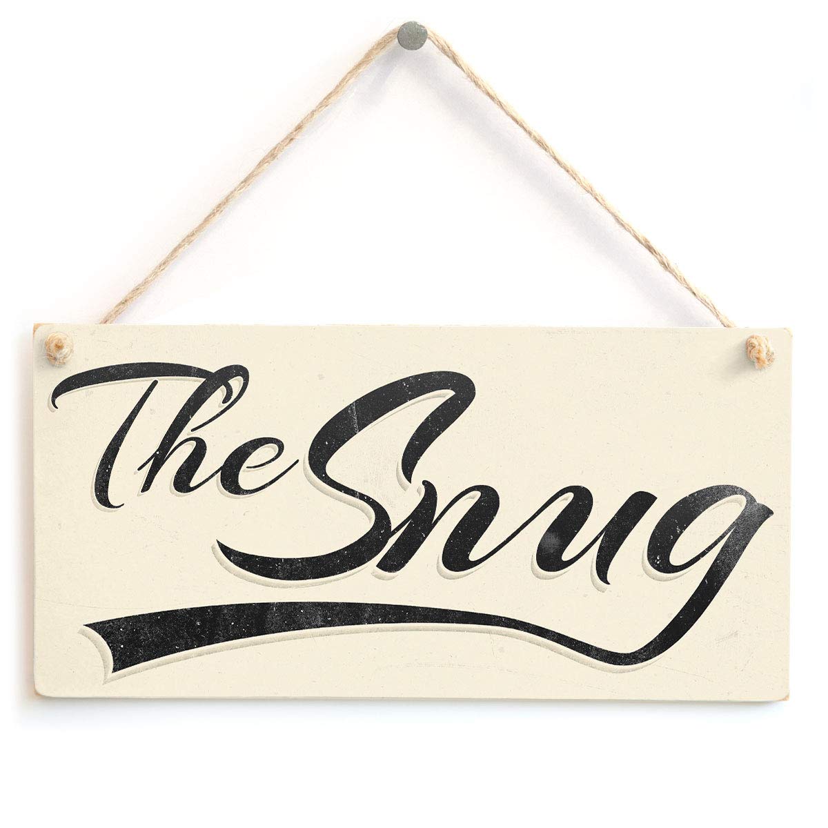 The Snug - Handmade Shabby Chic Hanging Wooden Sign