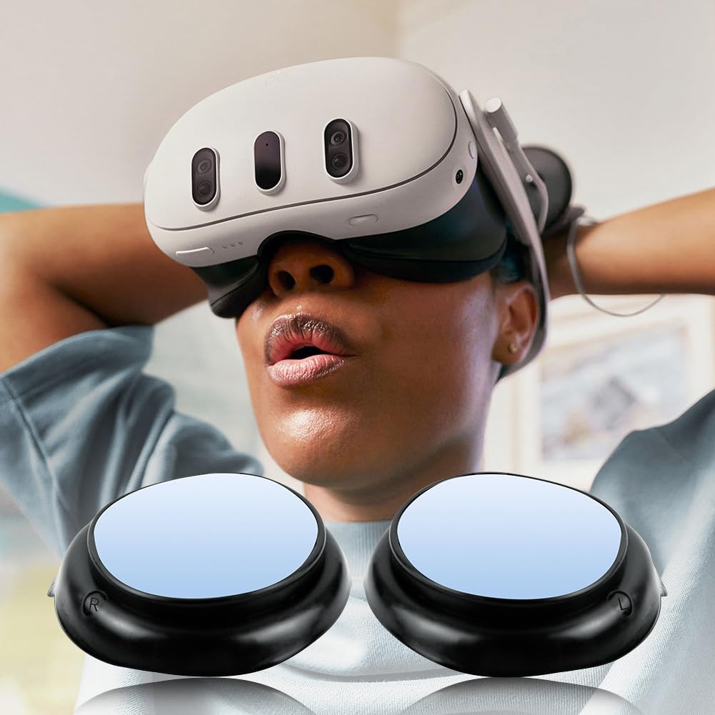 Brillen-Abstandshalter kompatibel mit Meta-Quest 3 VR-Objektivschutzhülle, kratzfester VR-Objektivschutz, R&L Brillenlinseneinsatz for Meta-Quest 3 Objektivschutz-Zubehör