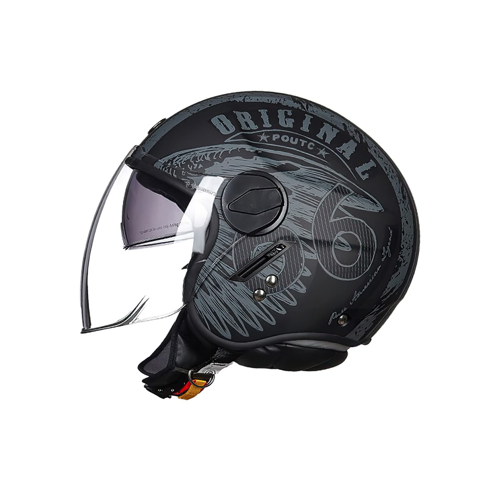Casque De Moto, ECE 22.06 Certifié Casque Semi-Ouvert Casque Jet Casque Moto Et Scooter Femme Adulte Anti Scratch Visiere