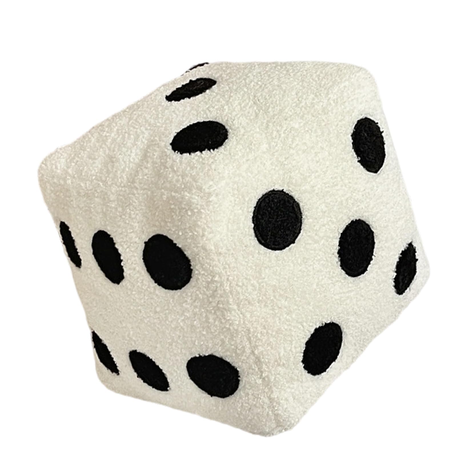 Dices Pattern Accent Pillow Sturdy Soft for Reading Kids Play Area Dices Pillow Cushion