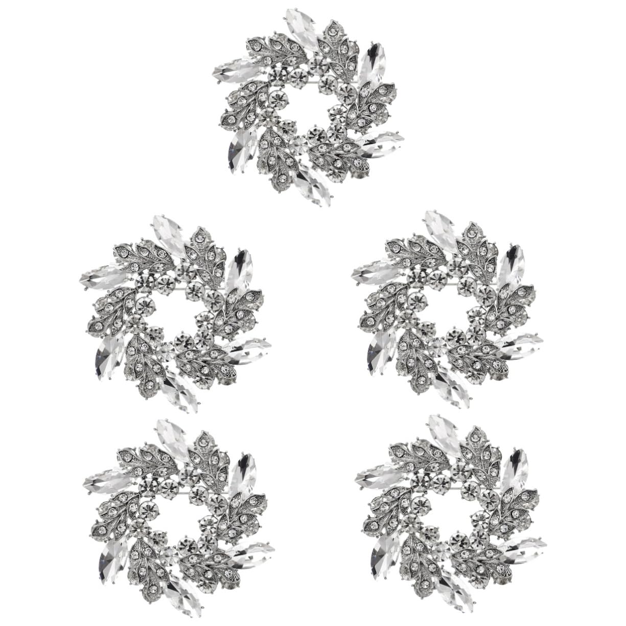 Veemoon Ansteckbrosche Große Broschen Für Frauen Zugnadel Für Hochzeitskleid Frauen Bräute Schmuck Blumenstrauß Broschennadeln Strassbroschen Für Damen Braut Strasssteine