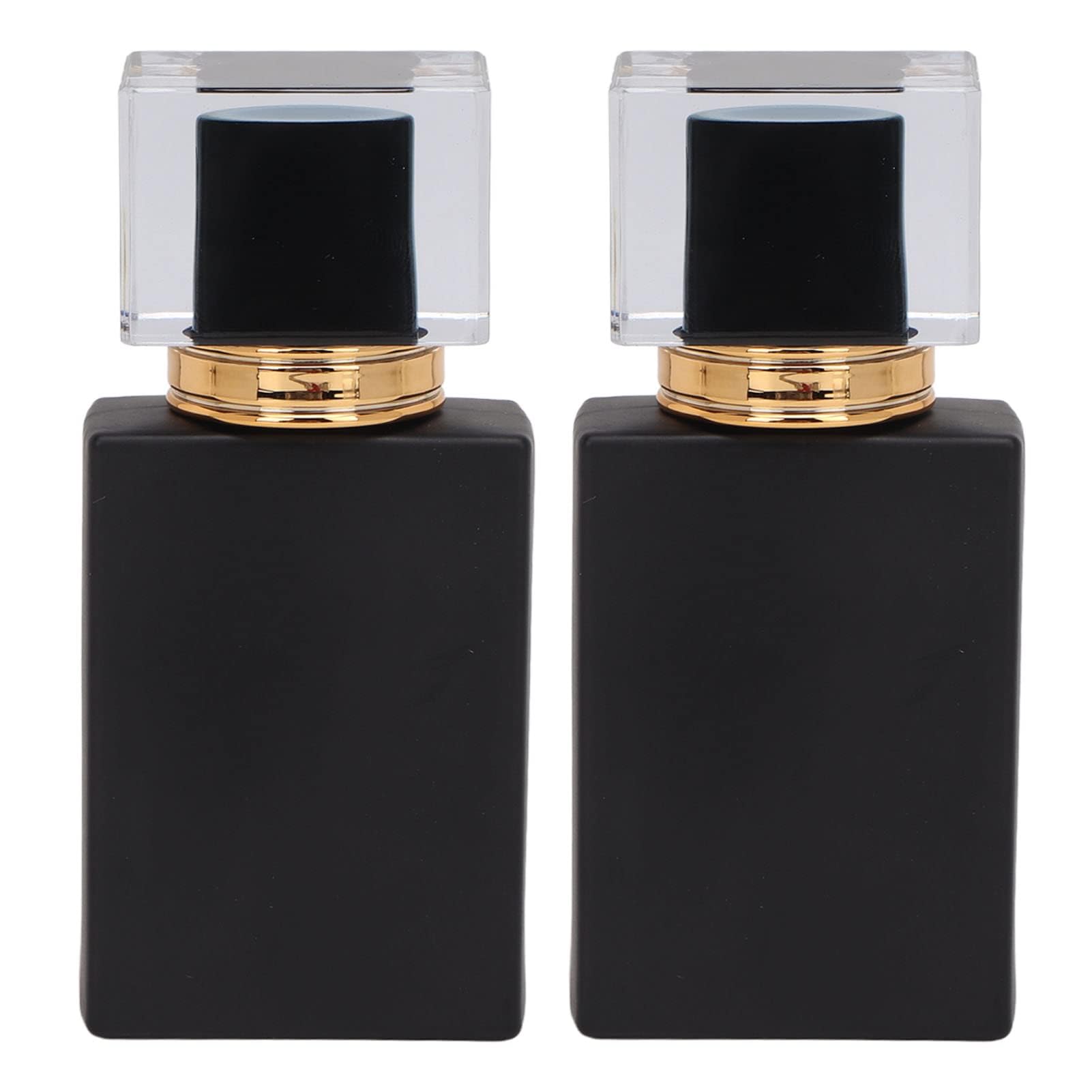 2 szt. 50 ml butelka perfum z matowego szkła wielokrotnego napełniania, pusty rozpylacz perfum w sprayu, pusty zestaw pojemników na kosmetyki