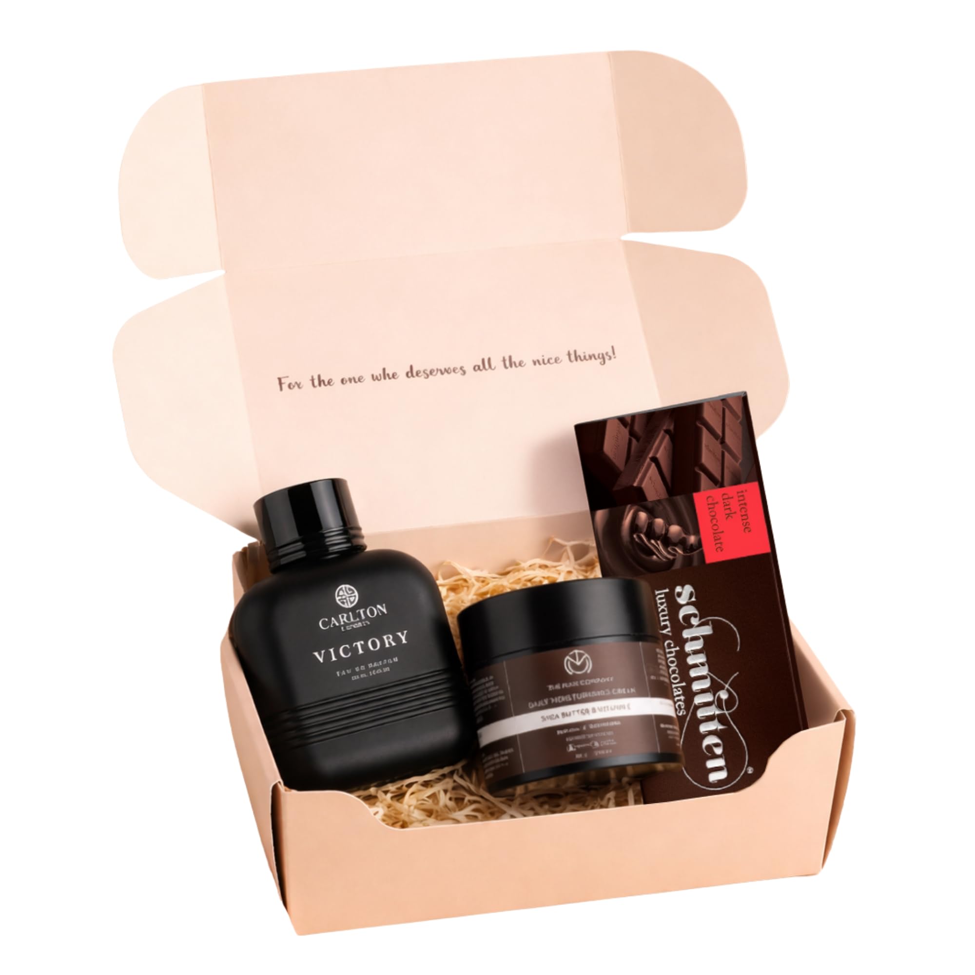 Luxury Grooming Gift Hamper for Men | Carlton London Perfume, The Man Company Cream & Chocolate | Premium Gift Box for Men-picture-45