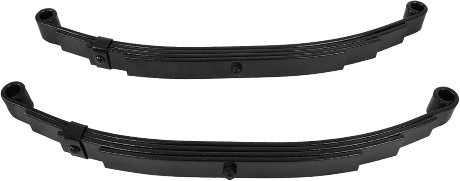 4 Leaf Double Eye 2500Lbs Trailer Leaf Spring Replacement for 5000Lbs Axle