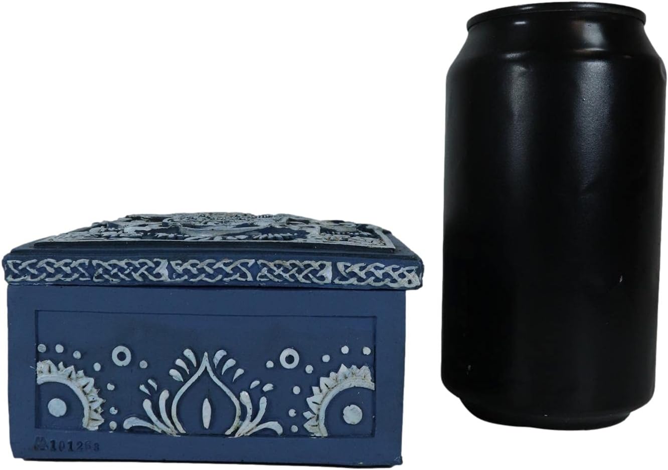 Ebros Feng Shui Hamsa Palm Hand Of God Warding Off The Evil Eye Decorative Box Storage Stash Trinket Jewelry Tarot Card Boxes Lucky Talisman Feng Shui Accent