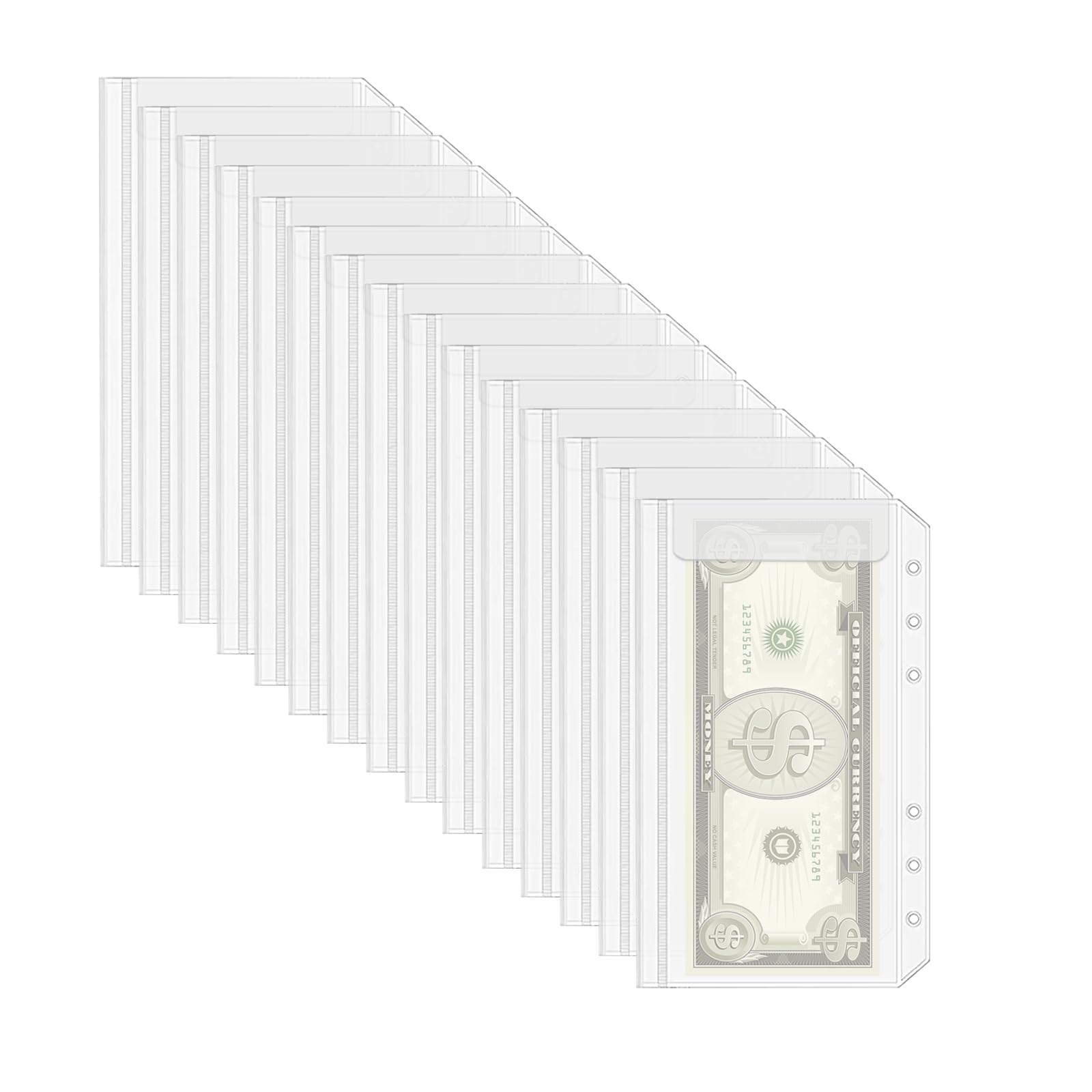 Amazon | A6バインダーポケット 15個 6穴 システム手帳ポケット