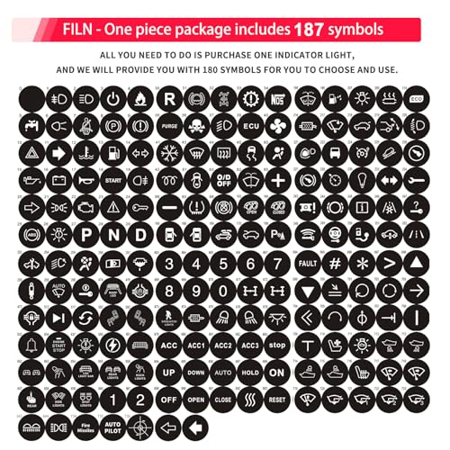 Lámparas LED Indicadoras 19mm 2 Piezas Luz Blanca miniatura 6