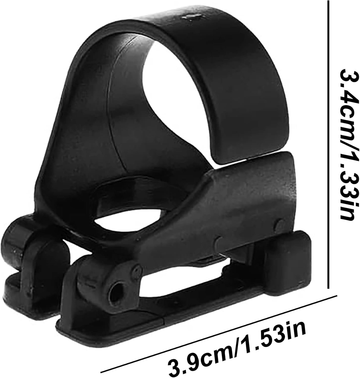 IRYNA 5 Pack Black Snorkel Clip Universal Snorkel Holder Clip High Performance Air Tube Keeper