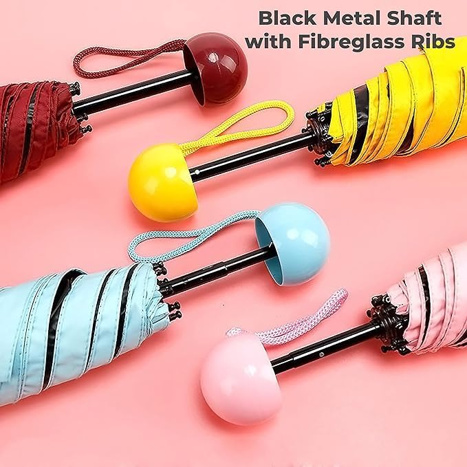 61L3jY4qdzL NJK Creative Capsule Case Umbrella Lightweight Waterproof UV Protection Mini Compact Foldable Design Travel Umbrella For Men and Women (Assorted)