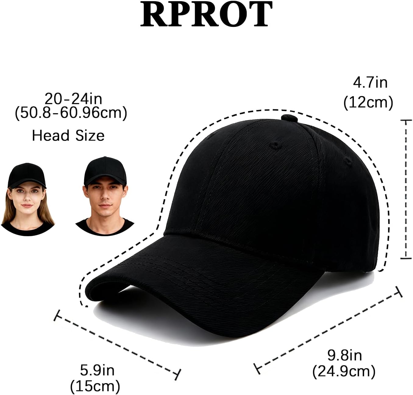 Effective 99.99% Anti R.adiation Cap E.M.F Protection Hat Shielding WiFi 5G Hat Black, 51-61cm/21-24in - Image 3