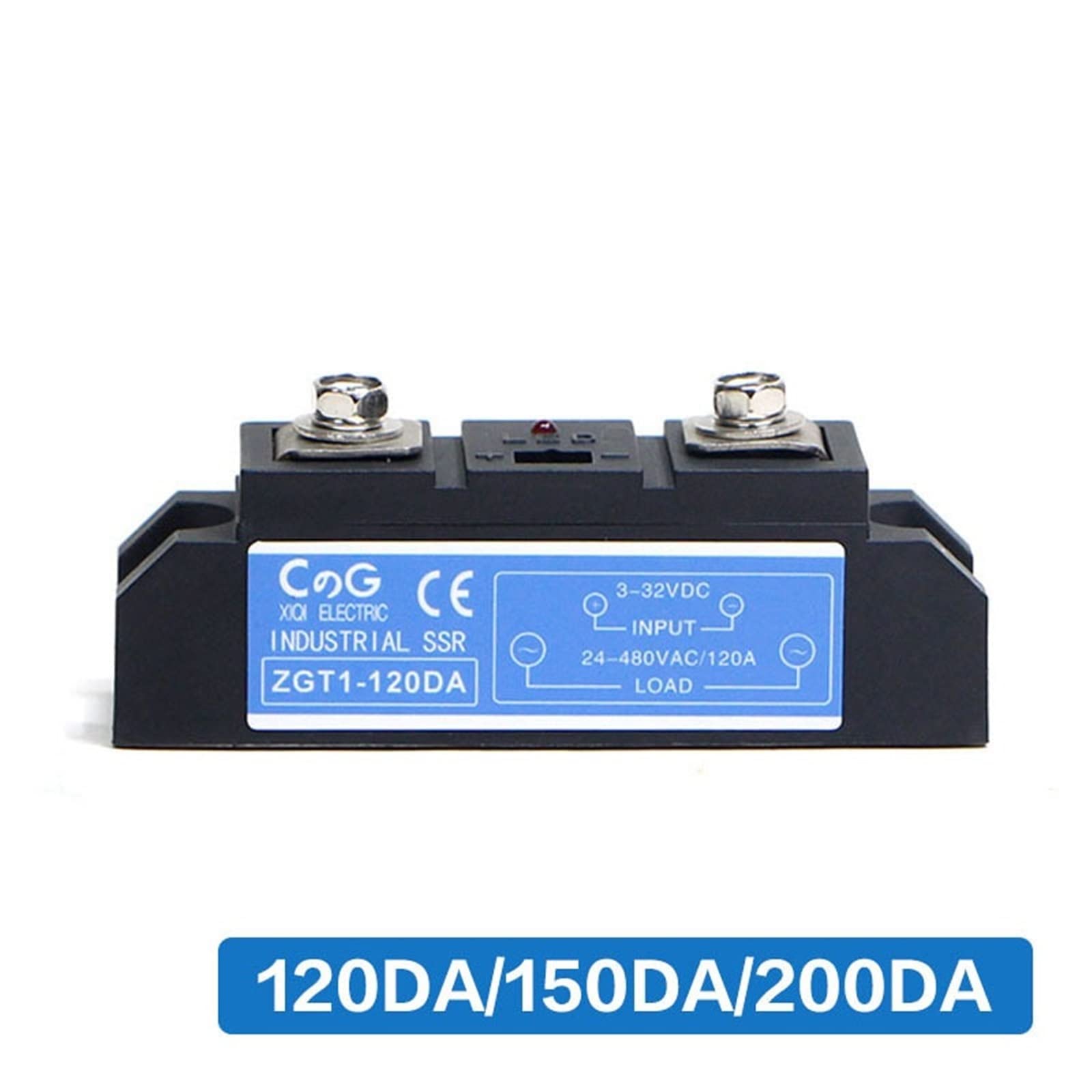 CG 120A 150A 200A DC AC Przemysłowy SSR Radiator Wysokoprądowy Aluminiowy Przekaźnik półprzewodnikowy Seria Aluminiowa Chłodnica (120DA)