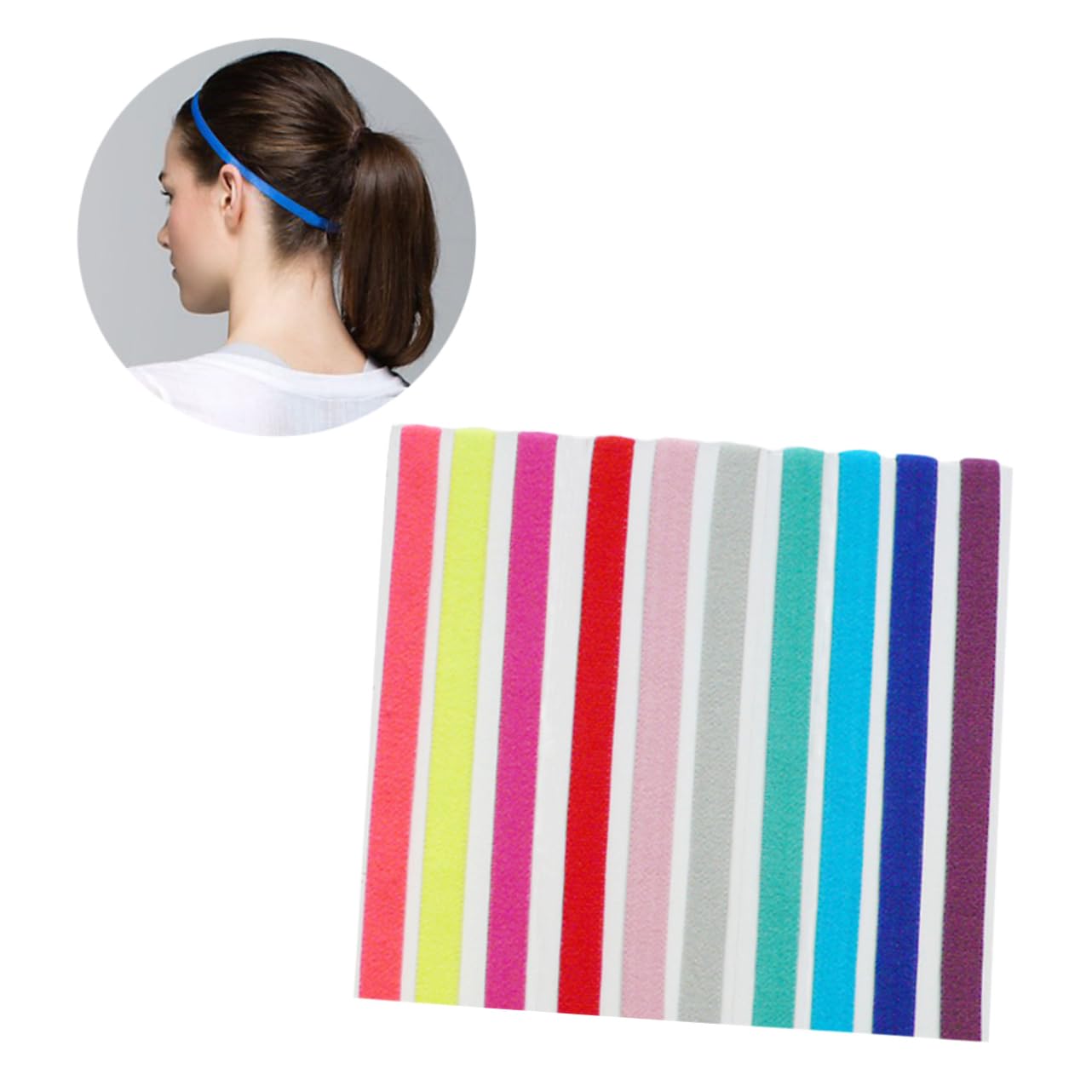 Abaodam 3 Set Di Fasce Per Per Esercizi Atletici Fasce Per Yoga Fasce Per Sportive Non Elastiche E Traspiranti Per Uomo E Donna 10 Pezzi*3