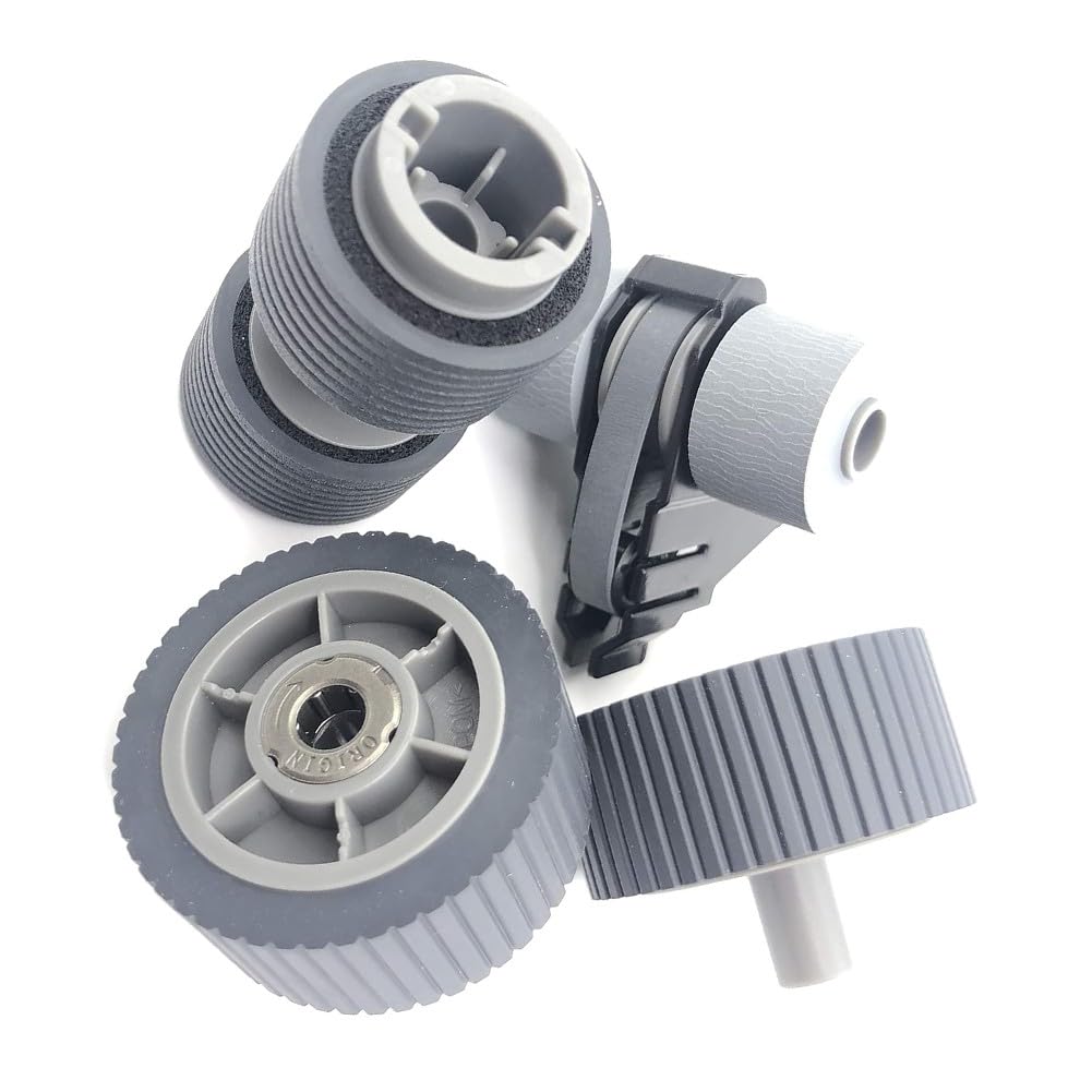 Pick Brake Roller Set PA03740-K010 K011 per Fujitsu fi-7600 fi-7700 fi-7700S Scanner, materiale ABS, compatibile con fi-760LA fi-760JY