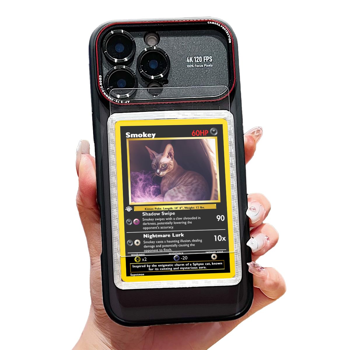 phone case with pokemon card holder Amazon.com: TopDeck Card/Photo Display Phone Case for iPhone 15 - Black |  TCG/Photo Display Top Loaders & Sleeves