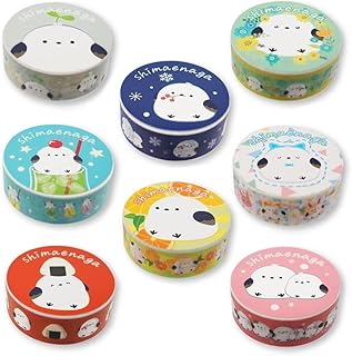 シマエナガちゃん マステ マスキングテープ シマエナガ しまえなが 8柄 各1個セット