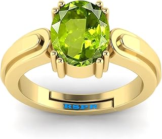 todani jems 8.25 Ratti 7.60 Carat Certified Natural Green Peridot Gemstone Adjustable Ring/Anguthi for Men and Women-picture-12