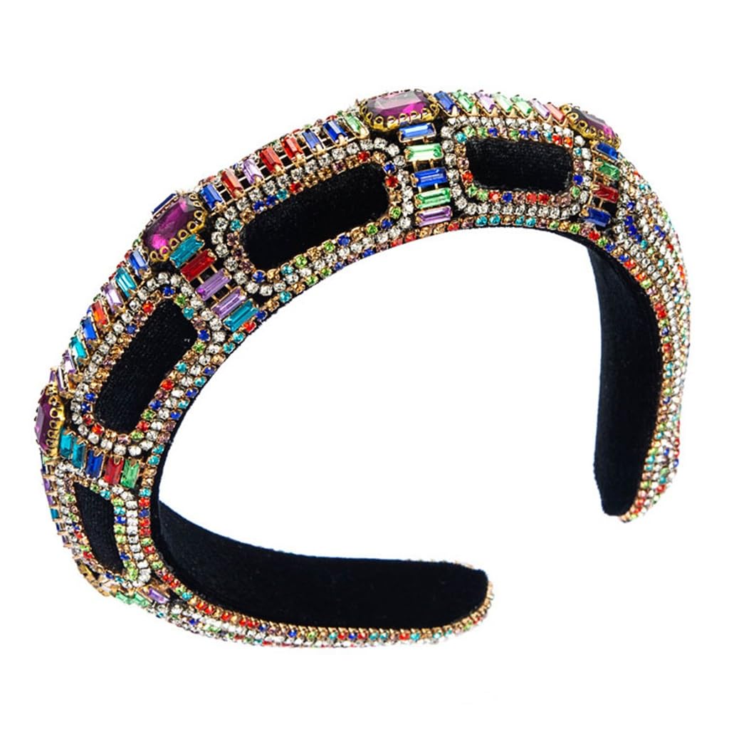 Accessoires cheveux baroques velours perles JFDBGU pour serre-tête femme chic