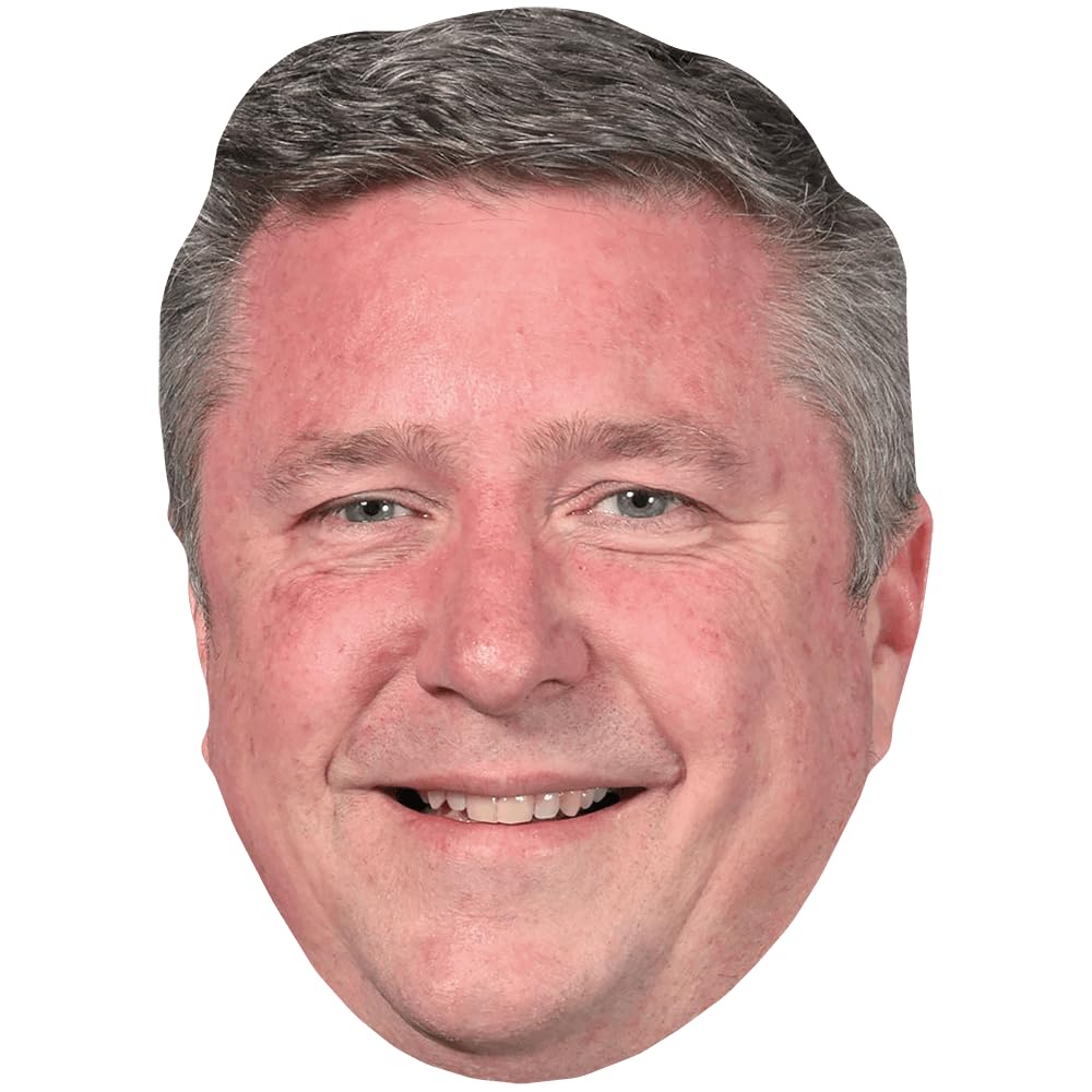Celebrity Cutouts Lifelike David Croft (Smile) Celebrity Mask, Flat Card Face, Fancy Dress Mask