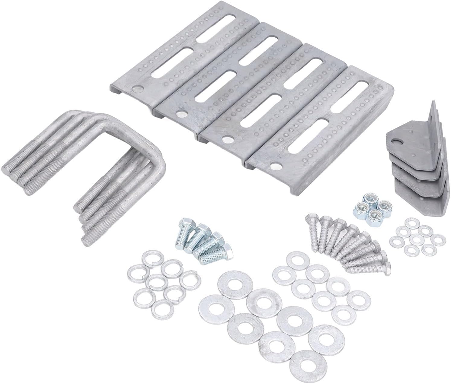 Galvanized Swivel Top Bunk Bracket Kit with Adjustable