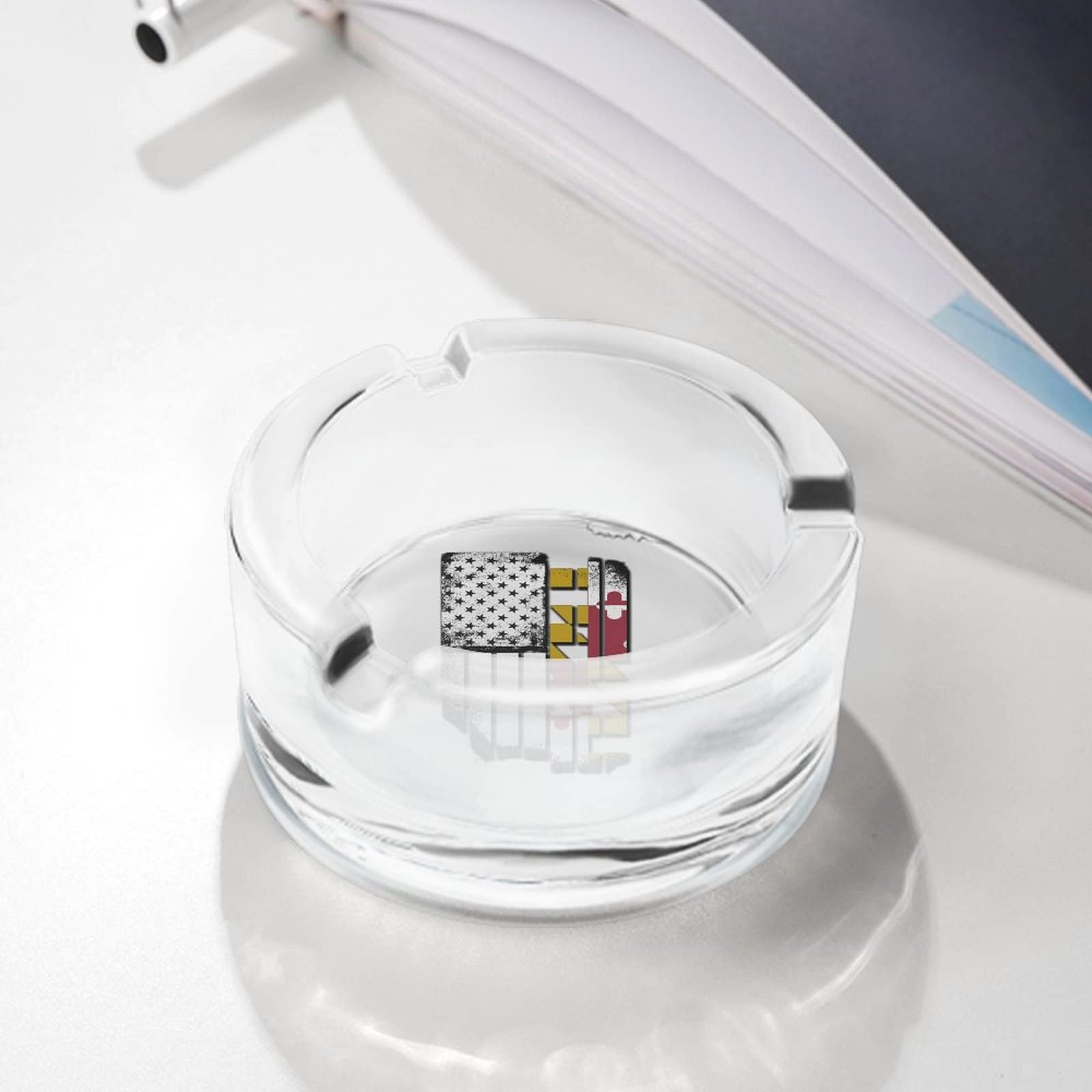 Amazon.co.jp: アメリカ ビンテージ メリーランド州旗 ホテルの家の 