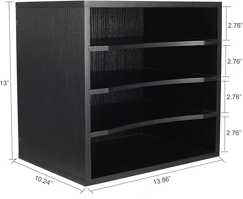 Vista 119 de PAG Organizador de literatura de madera para encimera, buzón de estudiante para aula, soporte de papel de escritorio para oficina, hogar, escuela