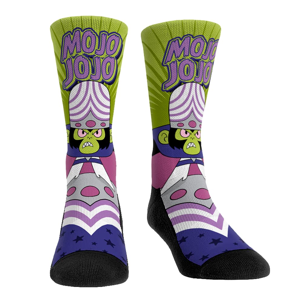 Cartoon Network Premium Novelty Socks, The Powerpuff Girls - Mojo Jojo, Large