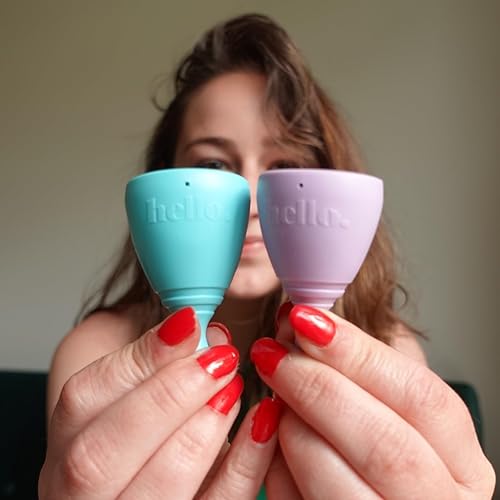 Miniatura 8 de Hello Period Menstrual Cup  Award Winning Reusable Period Cup  Soft Flexible Alternative to Pads & Tampons  Sustainable Feminine Hygiene  Leak Proof