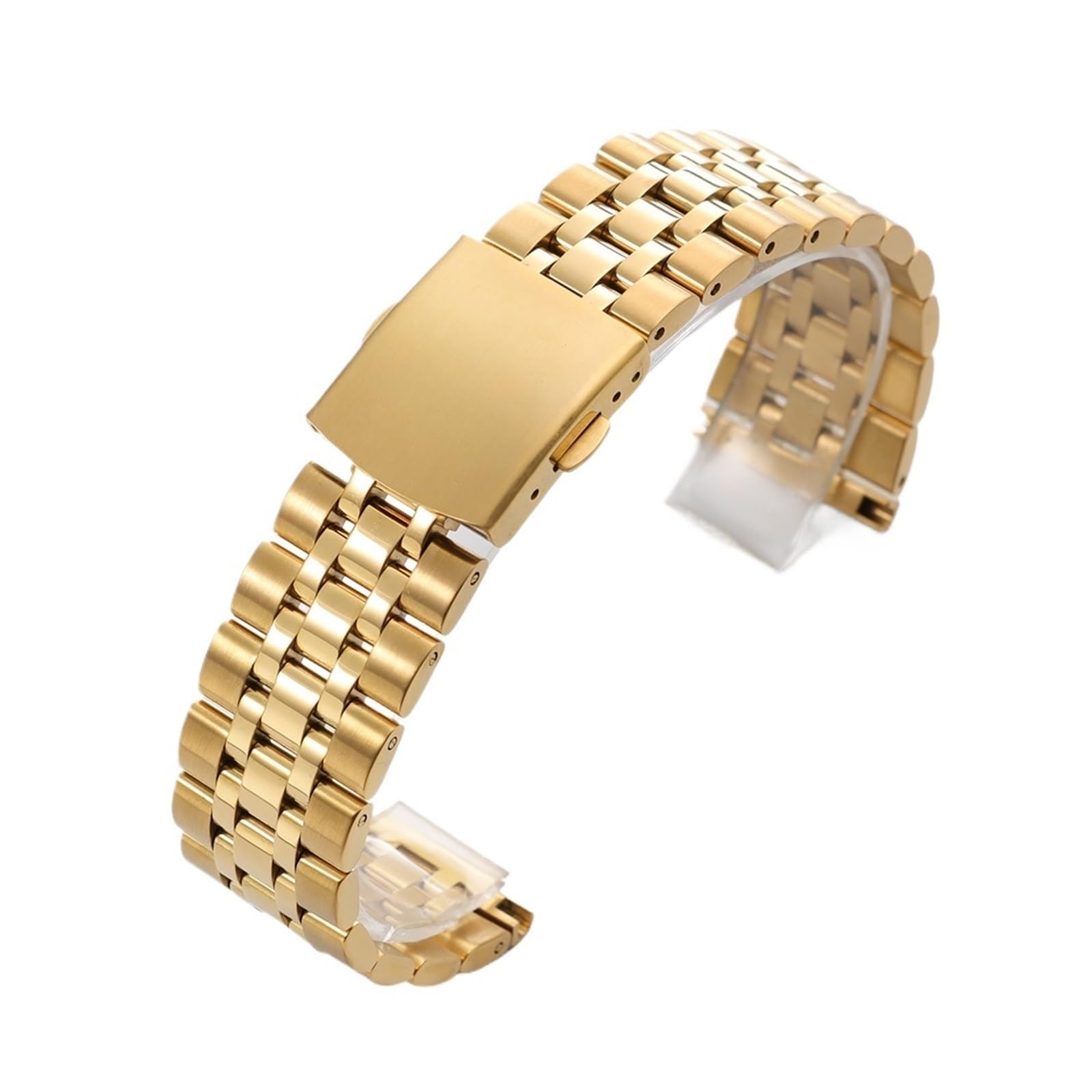 1 szt. Pasek ze stali nierdzewnej z koralikami Filve Beads 20 mm 22 Uniwersalny pasek do smartwatcha, wymienny, męski zegarka