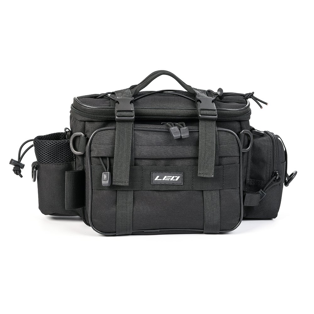 LIXADA Sac de pêche multifonctionnel Bandoulière Taille Sac à leurres Tackle Utilitaire Stockage Plein air