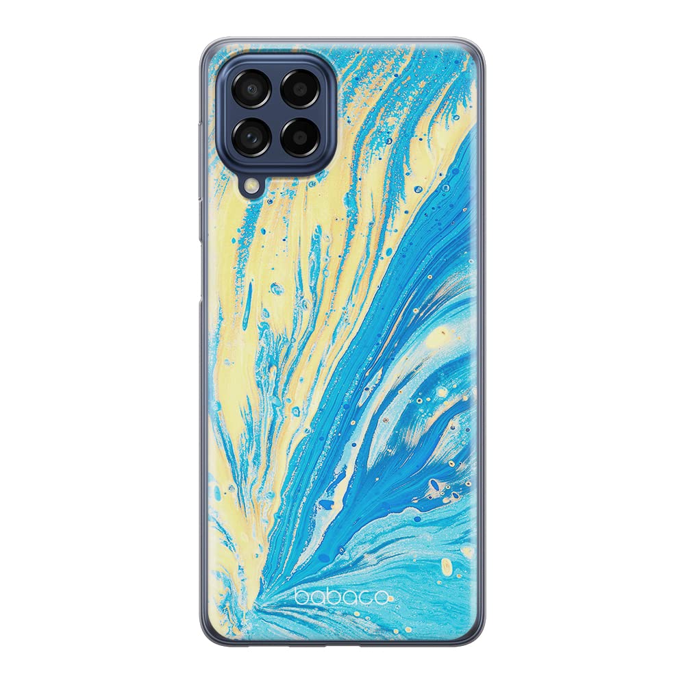 Babaco ERT GROUP mobile phone case for Samsung M53 5G original and officially Licensed pattern Abstrakt 025 optimally adapted to the shape of the mobile phone, case made of TPU